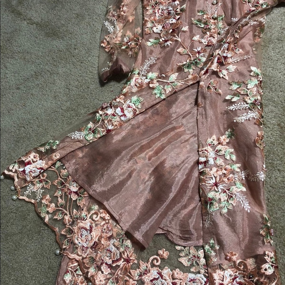 Pakistani Indian Shalwar Kameez 3 Piece Size 2-4 - image 5